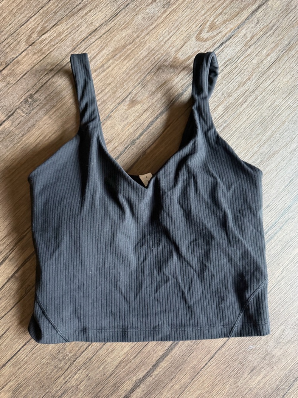 Lululemon Black Ribbed Align Tank Top